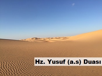 Hz Yusuf’un Duası