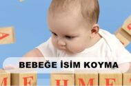 Bebeğe İsim Koyma